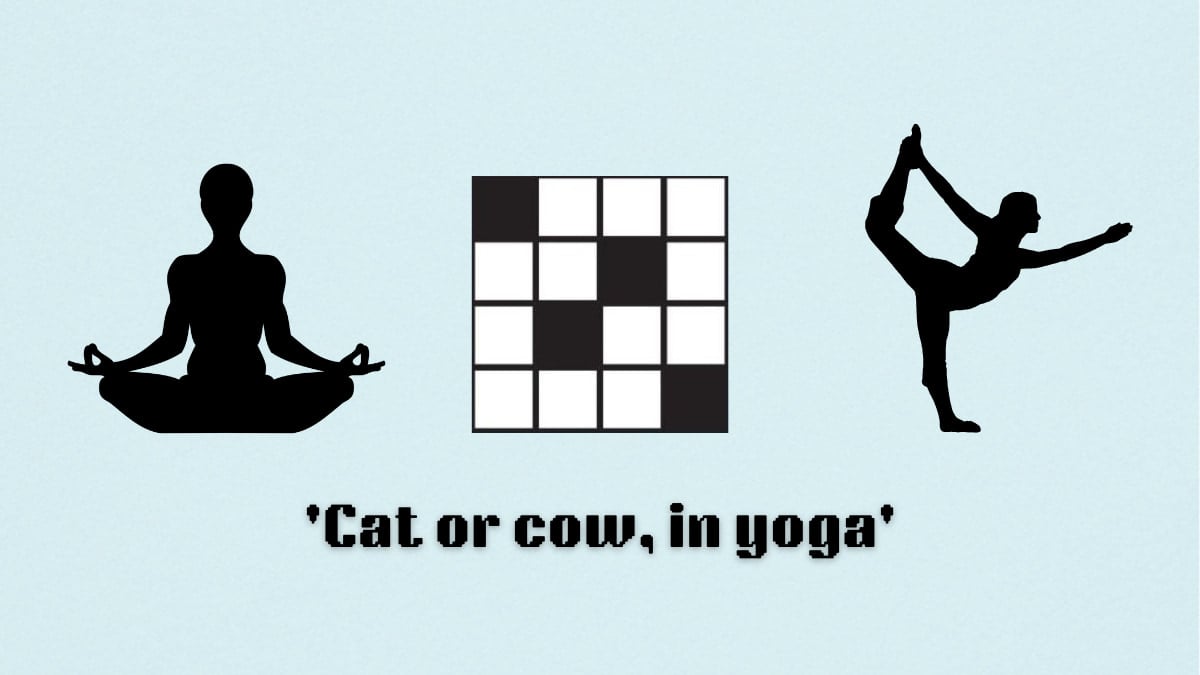 ‘Cat or cow, in yoga’ NYT Mini Crossword hints and answer