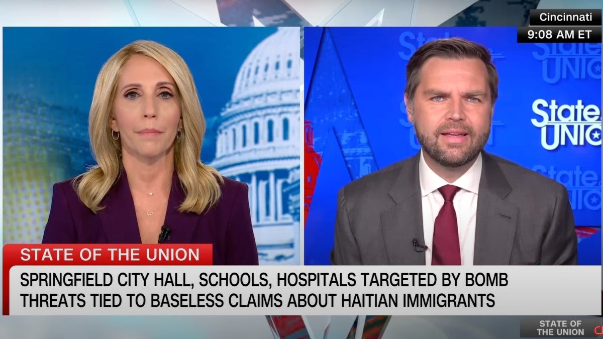 Dana Bash s’emporte contre JD Vance sur ses accusations infondées d’immigrants mangeant des animaux de compagnie : des propos aux sous-entendus racistes | Vidéo