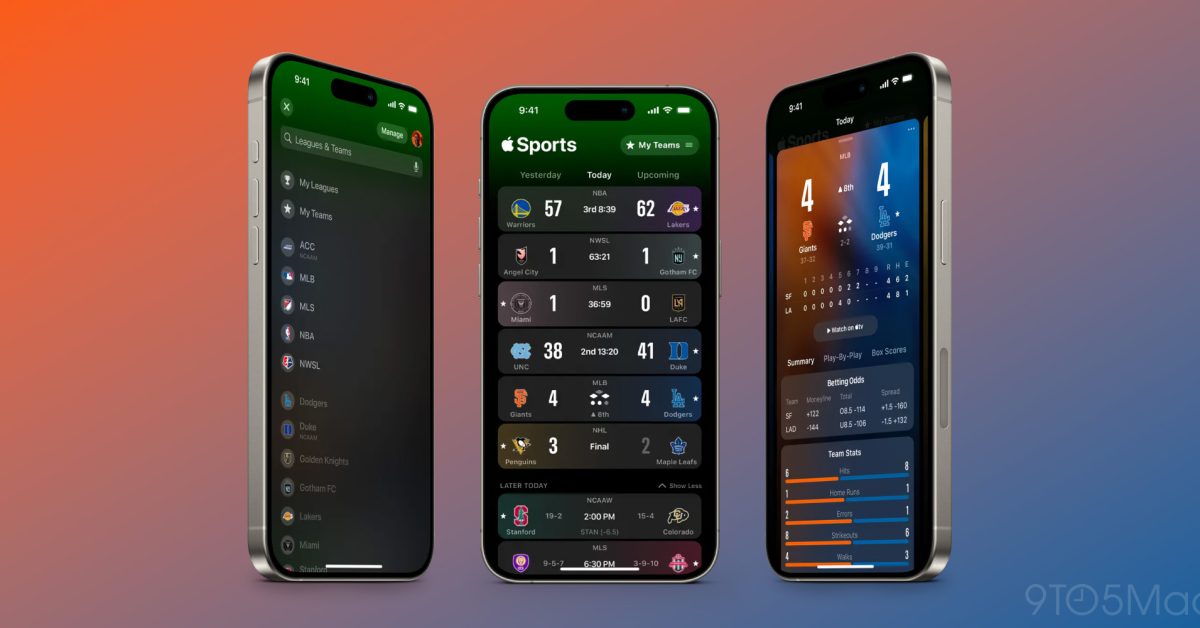 Apple Sports : Suivez les scores en direct avec les Activités Live sur iOS 18 !