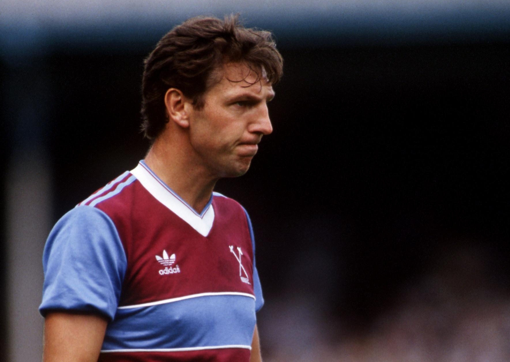 Alvin Martin en action pour West Ham en 1983