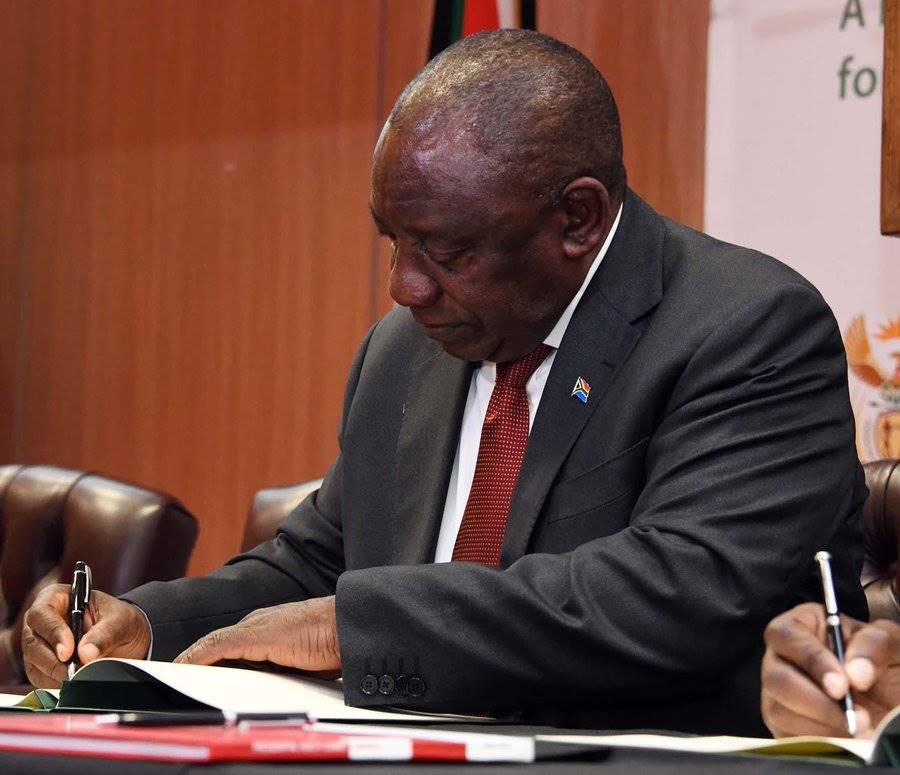 Le Président Cyril Ramaphosa a signé le projet de loi BELA vendredi.