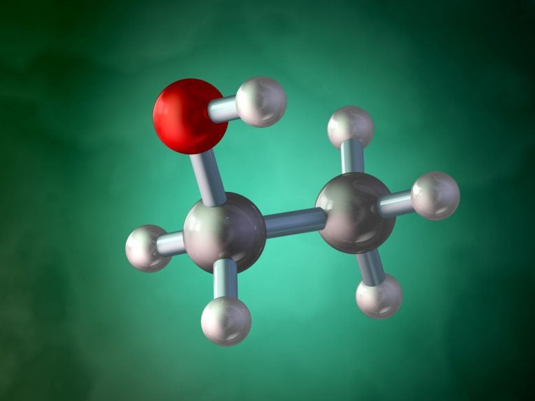 Molécule d'éthanol