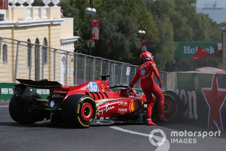 Leclerc et Ferrari se sont bien remis de l'accident du matin