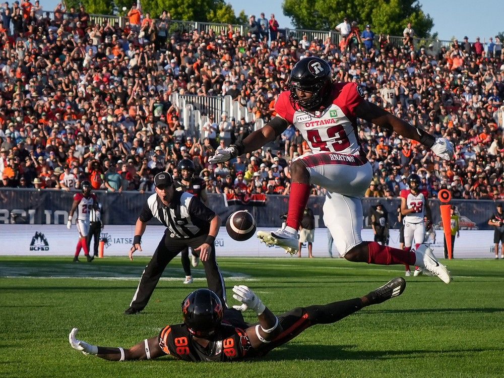 match Ottawa Redblacks contre BC Lions