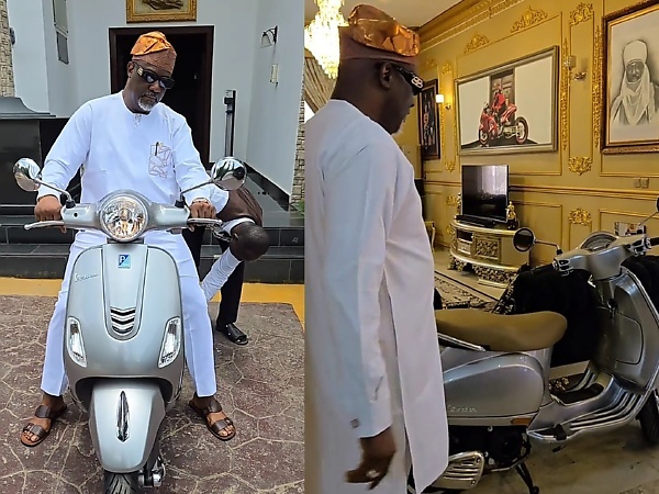 Augmentation des prix du carburant - Dino Melaye achète un scooter, abandonne ses véhicules gourmands en essence comme le G-Wagon et la moto Harley Davidson