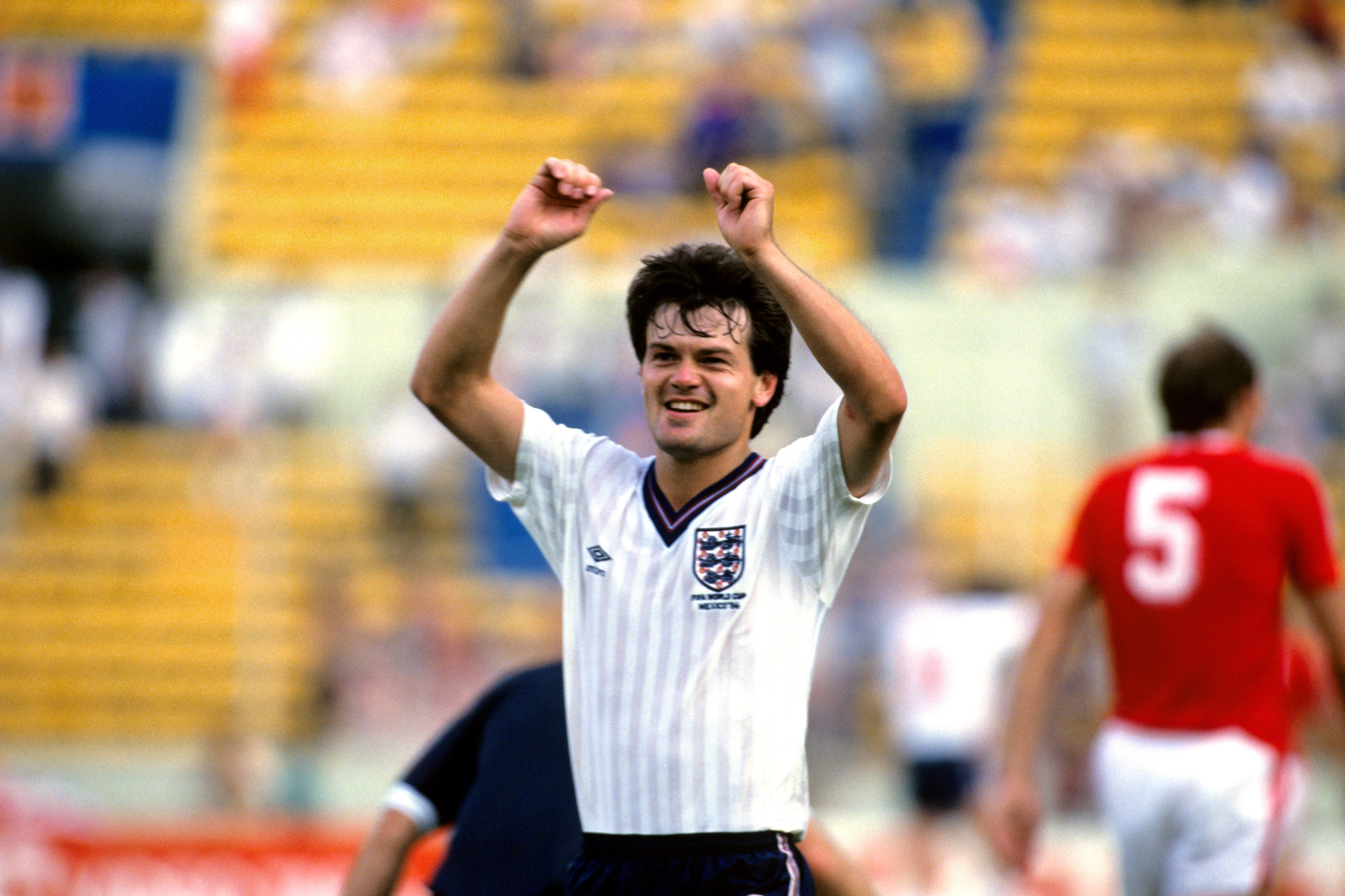 Steve Hodge lors de la Coupe du Monde 1986