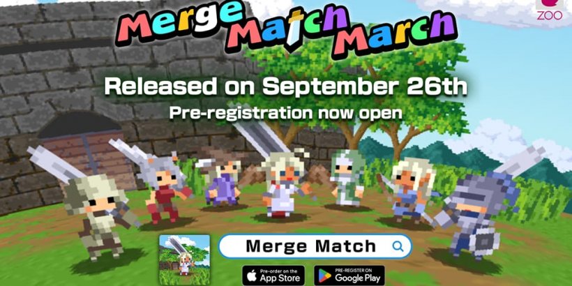 Merge match March est un mélange éclectique de JRPG et de jeu de <a href=