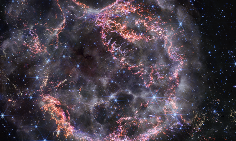 Image d'une étoile explosée