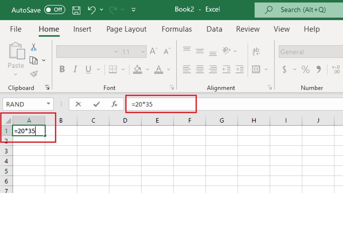 multiplication simple dans Excel