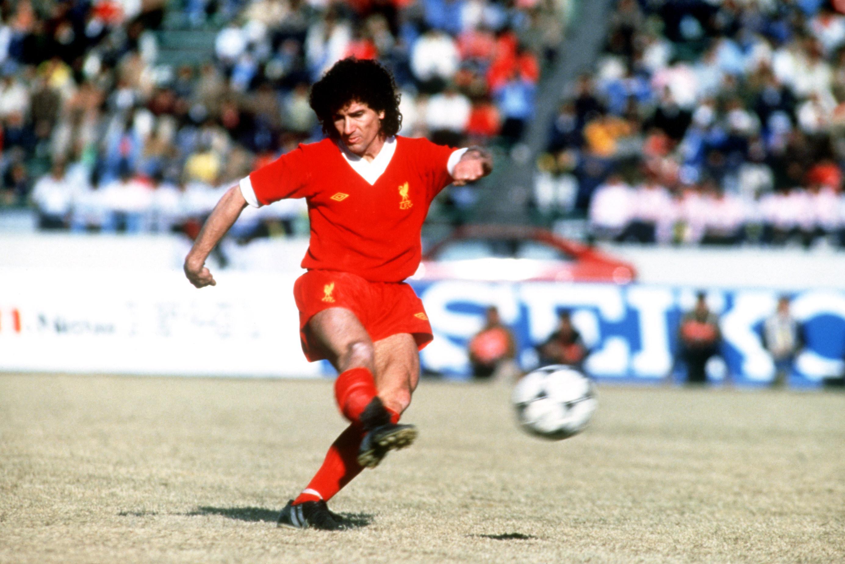 Craig Johnston en action pour Liverpool en 1981