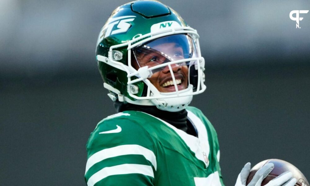 La réaction de Garrett Wilson en deux mots sur le QB de la NFL suscite des rumeurs d’échange alors que des murmures circulent sur son envie de quitter les Jets